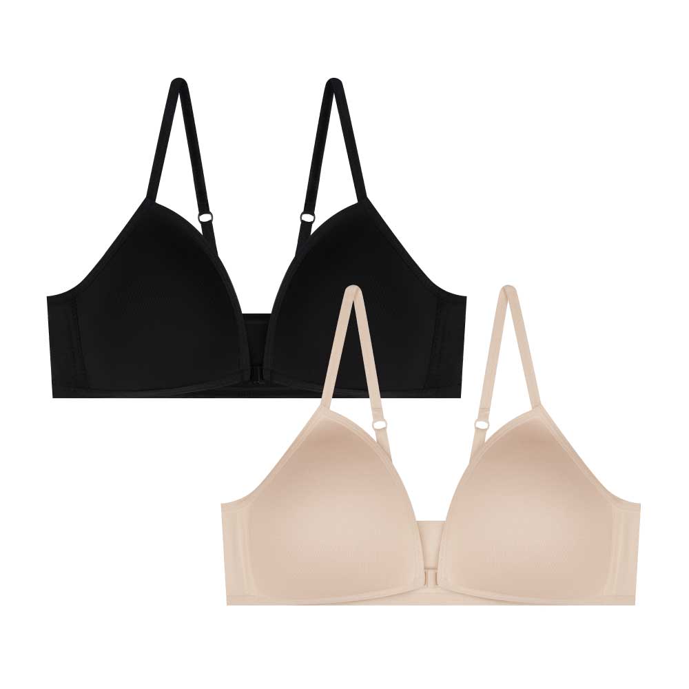 René Rofé 2 Pack Wireless Lightly Padded Bras