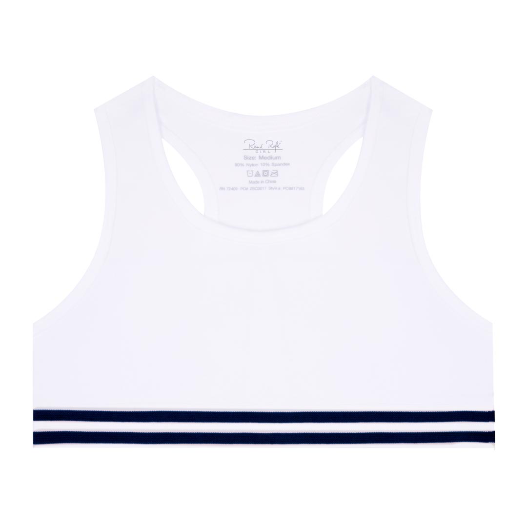 René Rofé Girls 2 Pack Seamless Racerback Bralette