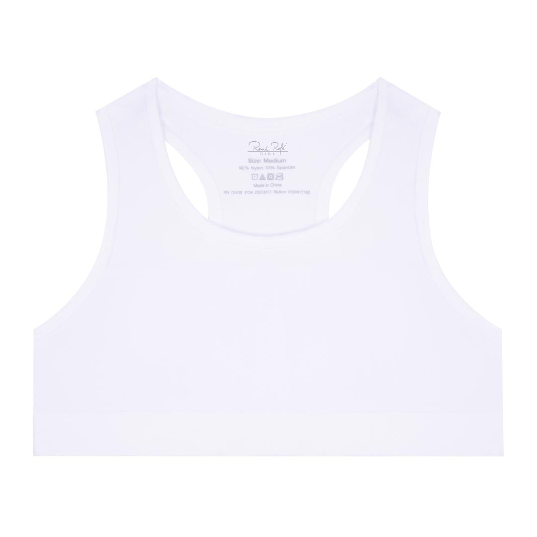 René Rofé Girls 2 Pack Seamless Racerback Bralette