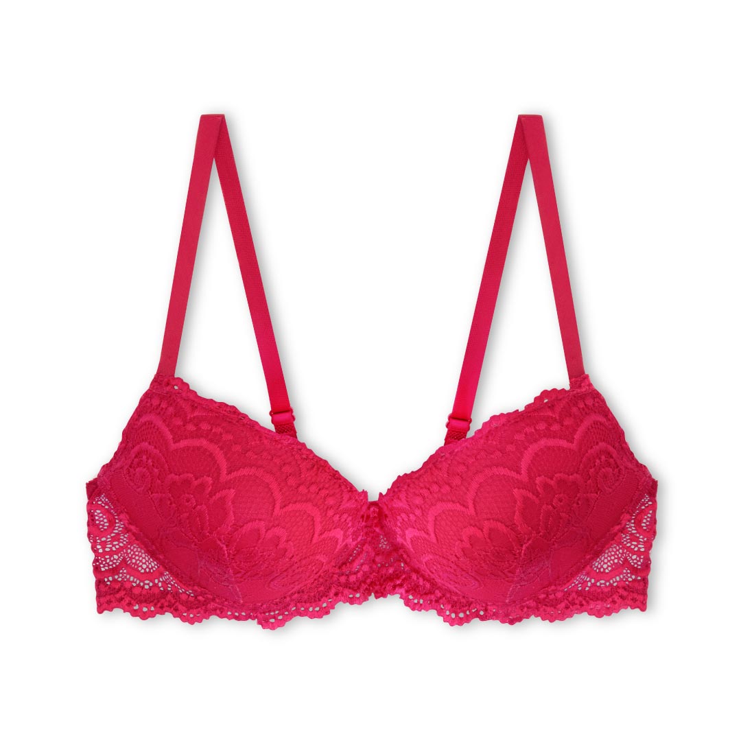 René Rofé Lace Lightly Padded Bra