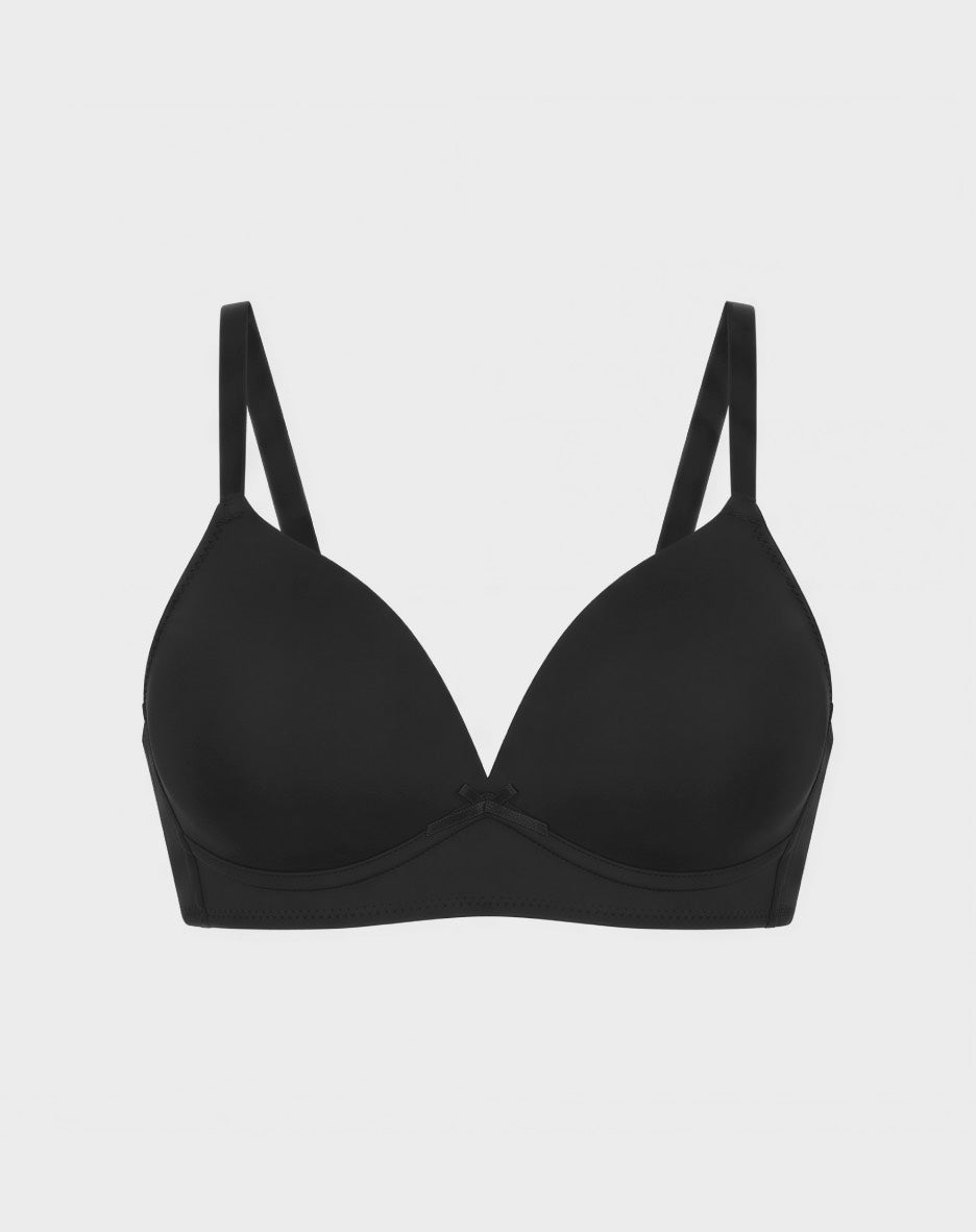 2 Pack Wireless Lightly Padded Bras With Bow