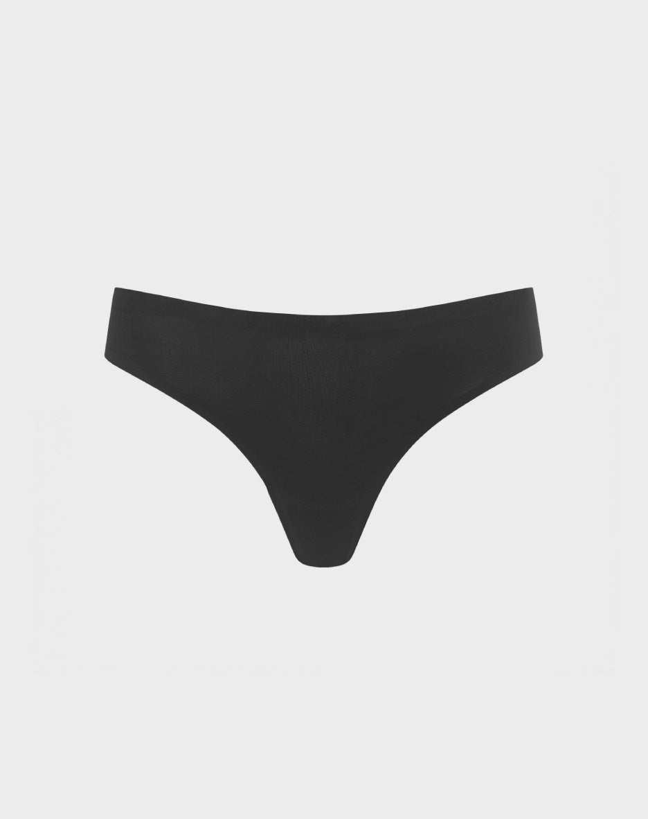 5 Pack Laser Cut No Show Invisible Thong Panties