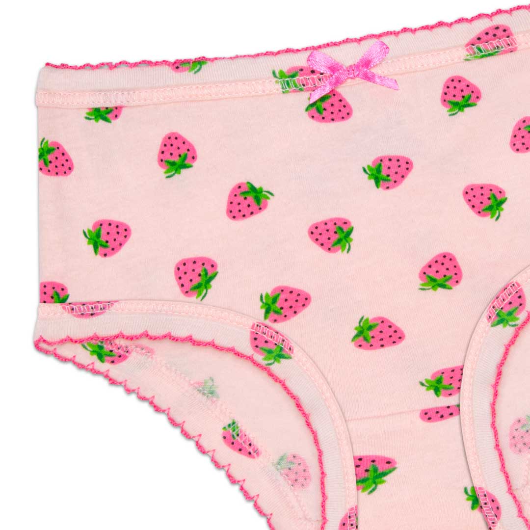 René Rofé Cotton Spandex Briefs Toddler Girls 5 Pack