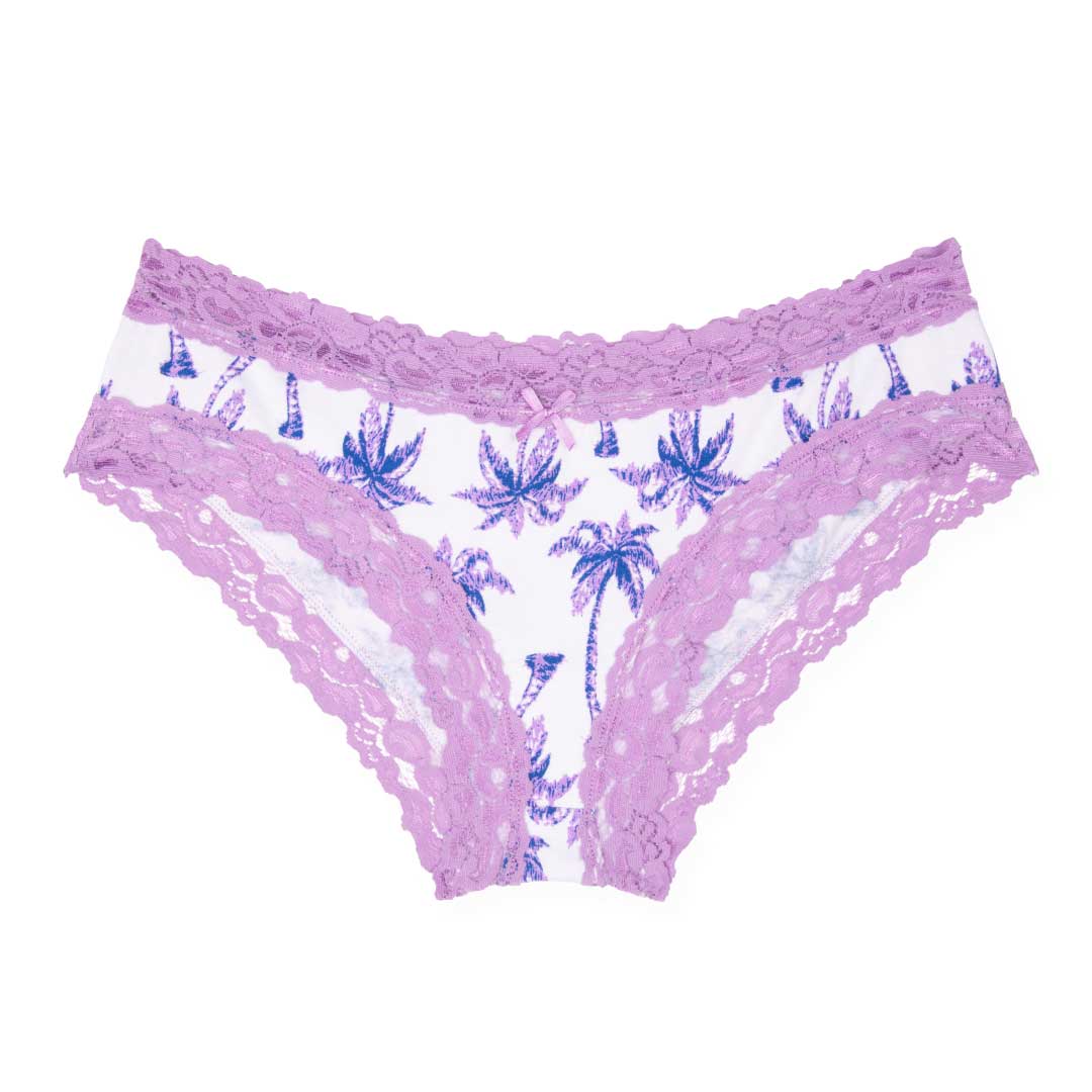 René Rofé Cotton With Lace Hipster