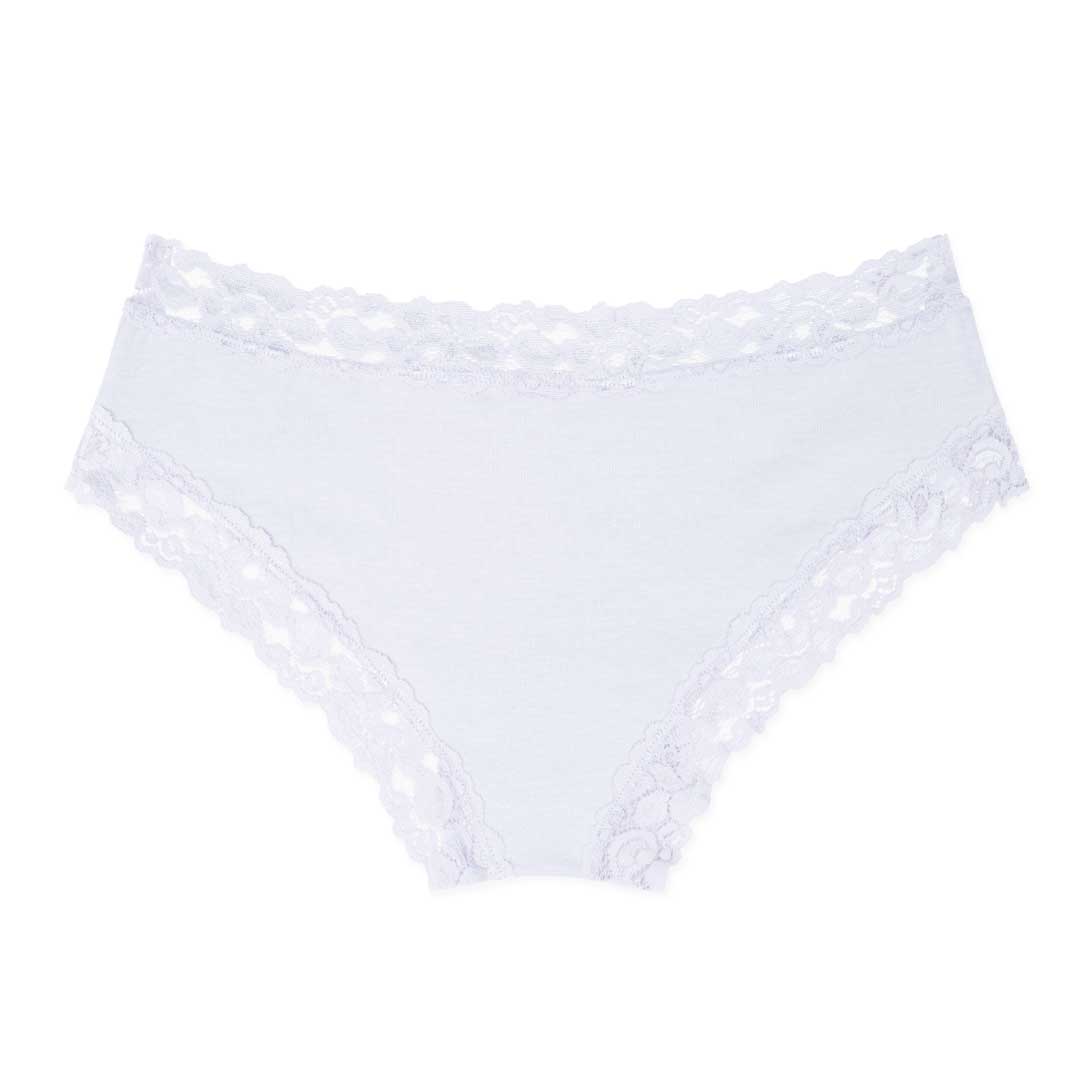 René Rofé Cotton With Lace Hipster