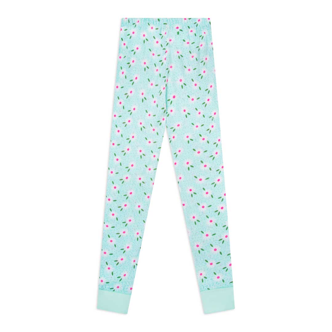 René Rofé Girls Cotton Snug Fit Pajama Pant And Short Set