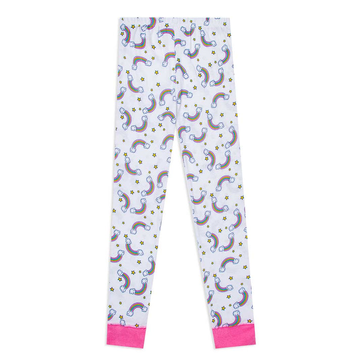 René Rofé Girls Snug Fit Cotton Pajama Pant And Short Set