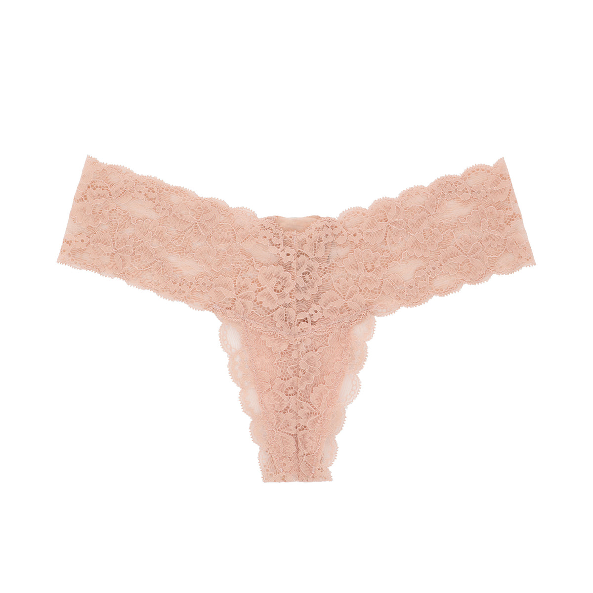 René Rofé Rene Rofe Lingerie Womens 12 Pack Low Waist See Through Sexy Cheeky Lace Thong