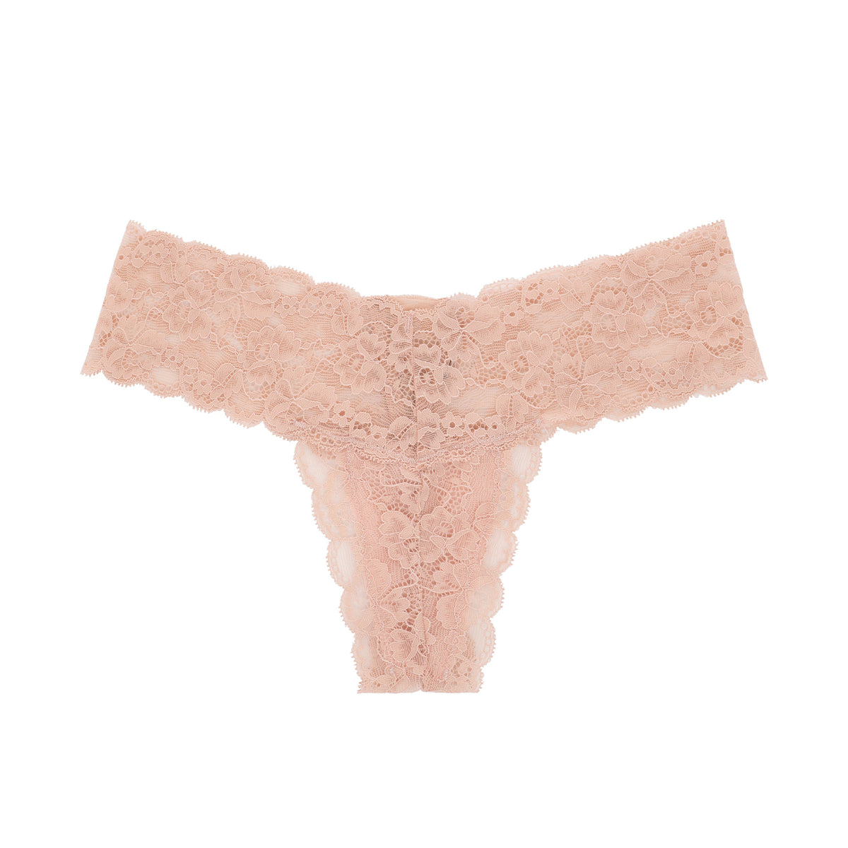 René Rofé Rene Rofe Lingerie Womens 12 Pack Low Waist See Through Sexy Cheeky Lace Thong