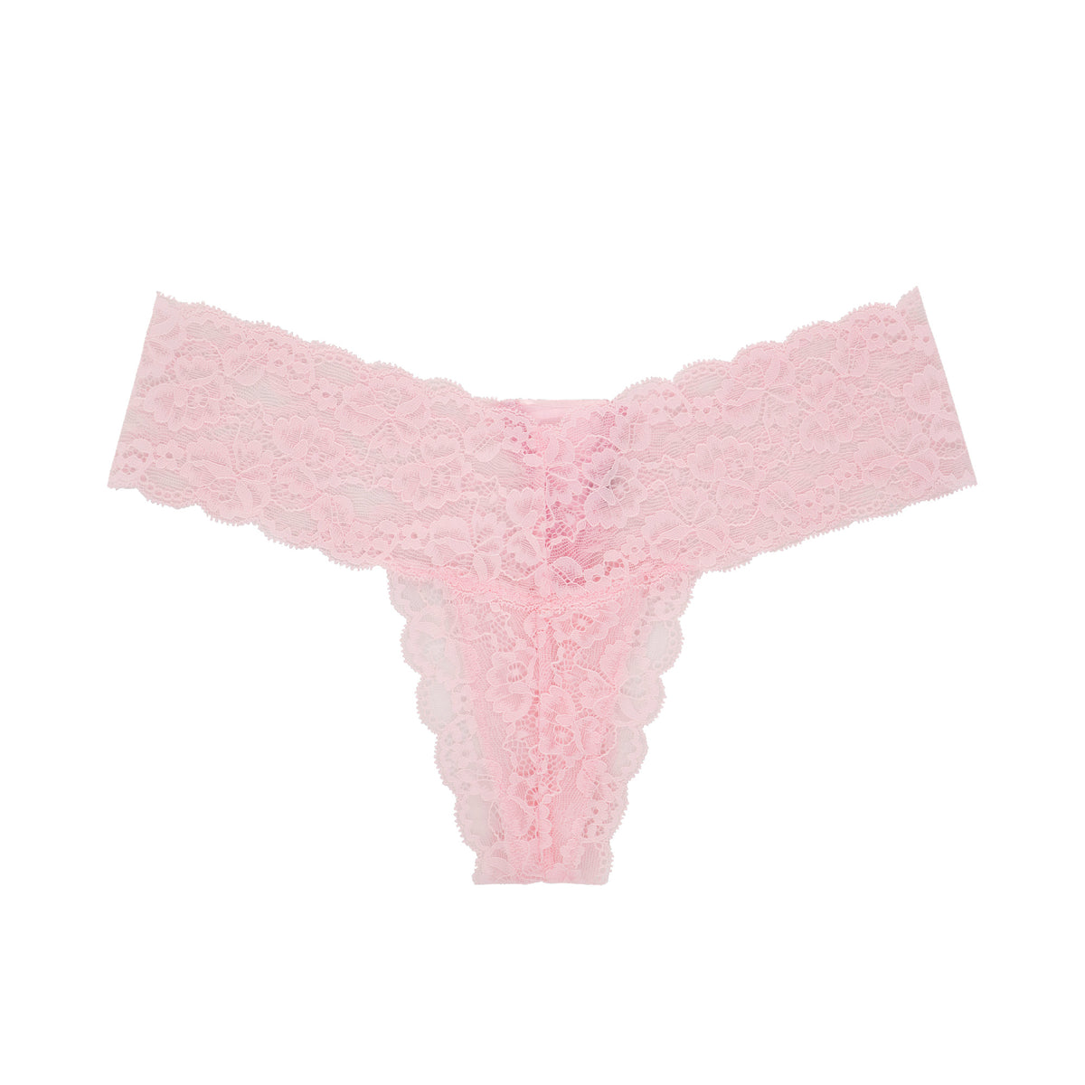 René Rofé Rene Rofe Lingerie Womens 12 Pack Low Waist See Through Sexy Cheeky Lace Thong
