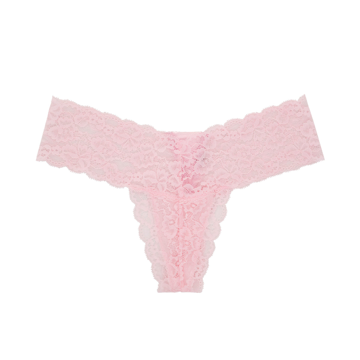 René Rofé Rene Rofe Lingerie Womens 12 Pack Low Waist See Through Sexy Cheeky Lace Thong