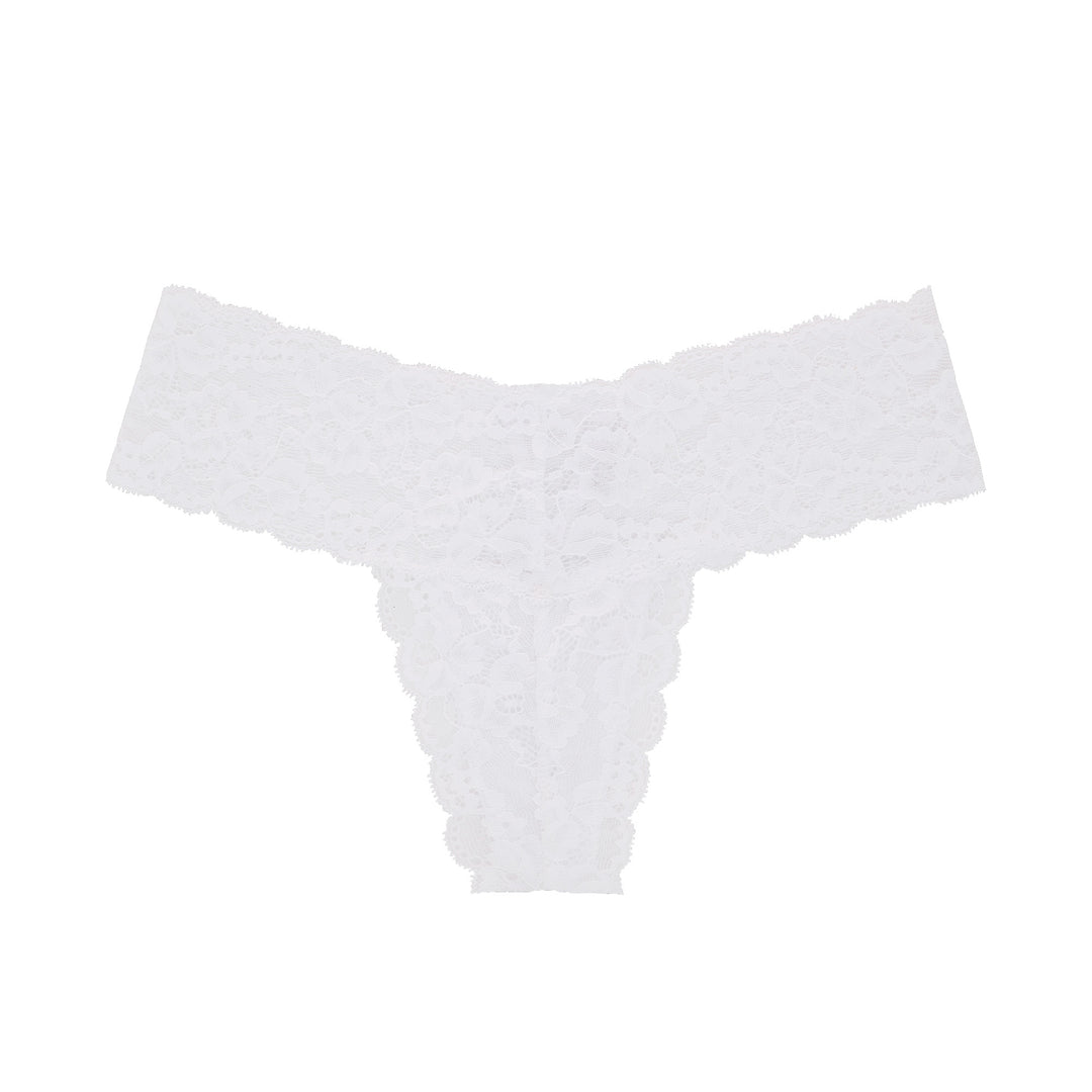 René Rofé Rene Rofe Lingerie Womens 12 Pack Low Waist See Through Sexy Cheeky Lace Thong