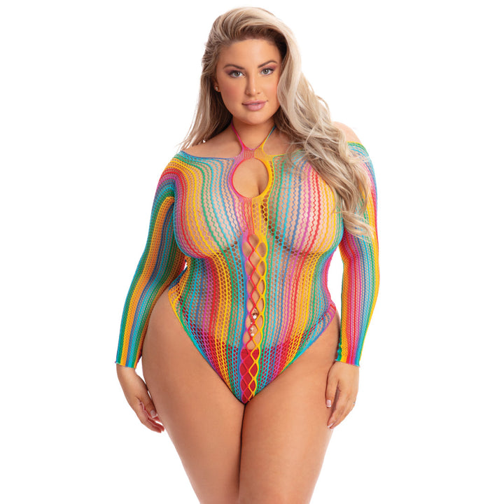 René Rofé More Color Long Sleeve Bodysuit
