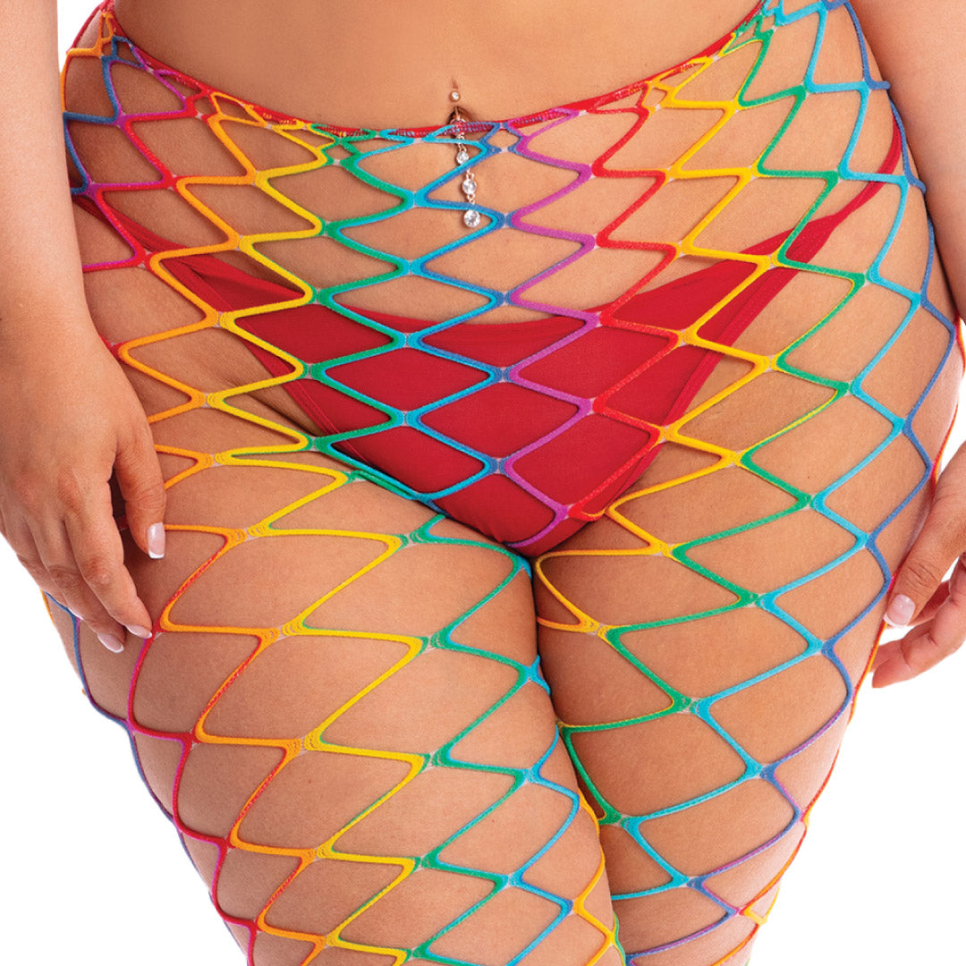 René Rofé Roy G Biv 2 Piece Bodystocking