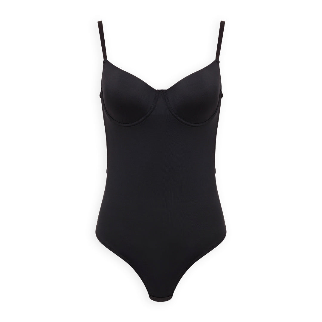 René Rofé F I T By Rene Rofe Lingerie Smoothing Low Back Padded Bodysuit