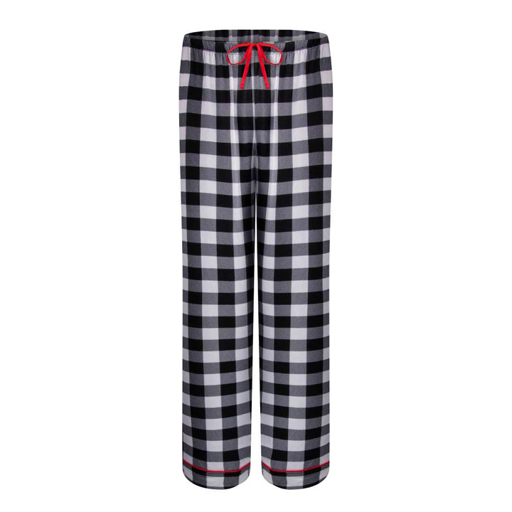 René Rofé 2 Pack Lounge Around Pajama Pants Gray And Red Gingham