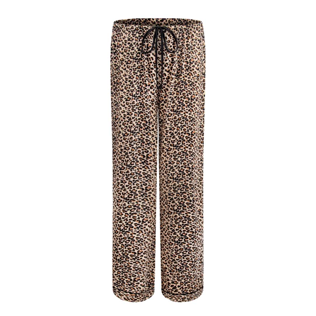 René Rofé 2 Pack Lounge Around Pajama Pants Leopard And Red Plaid