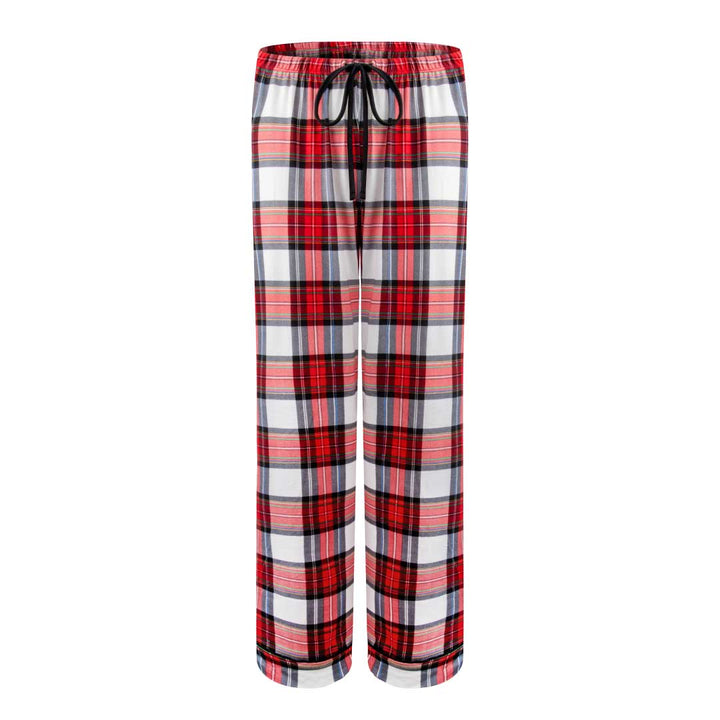 René Rofé 2 Pack Lounge Around Pajama Pants Leopard And Red Plaid