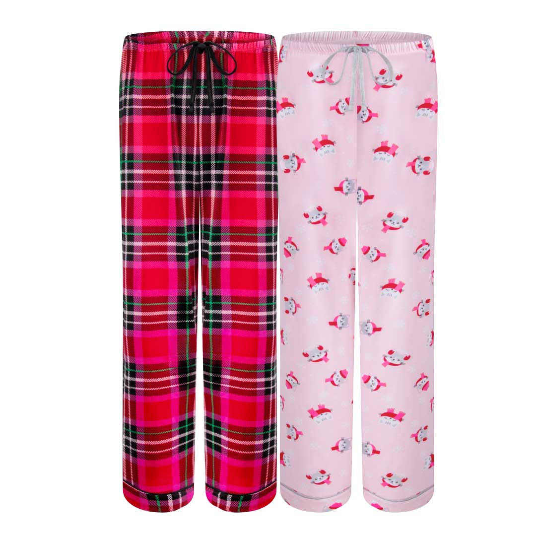 Red Plaid Pink Cat