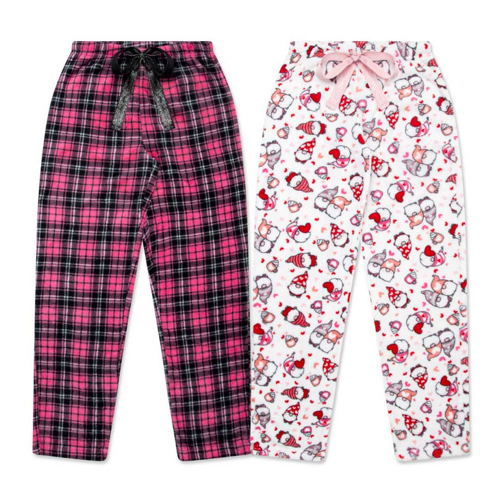 Hot Pink Plaid Snowman