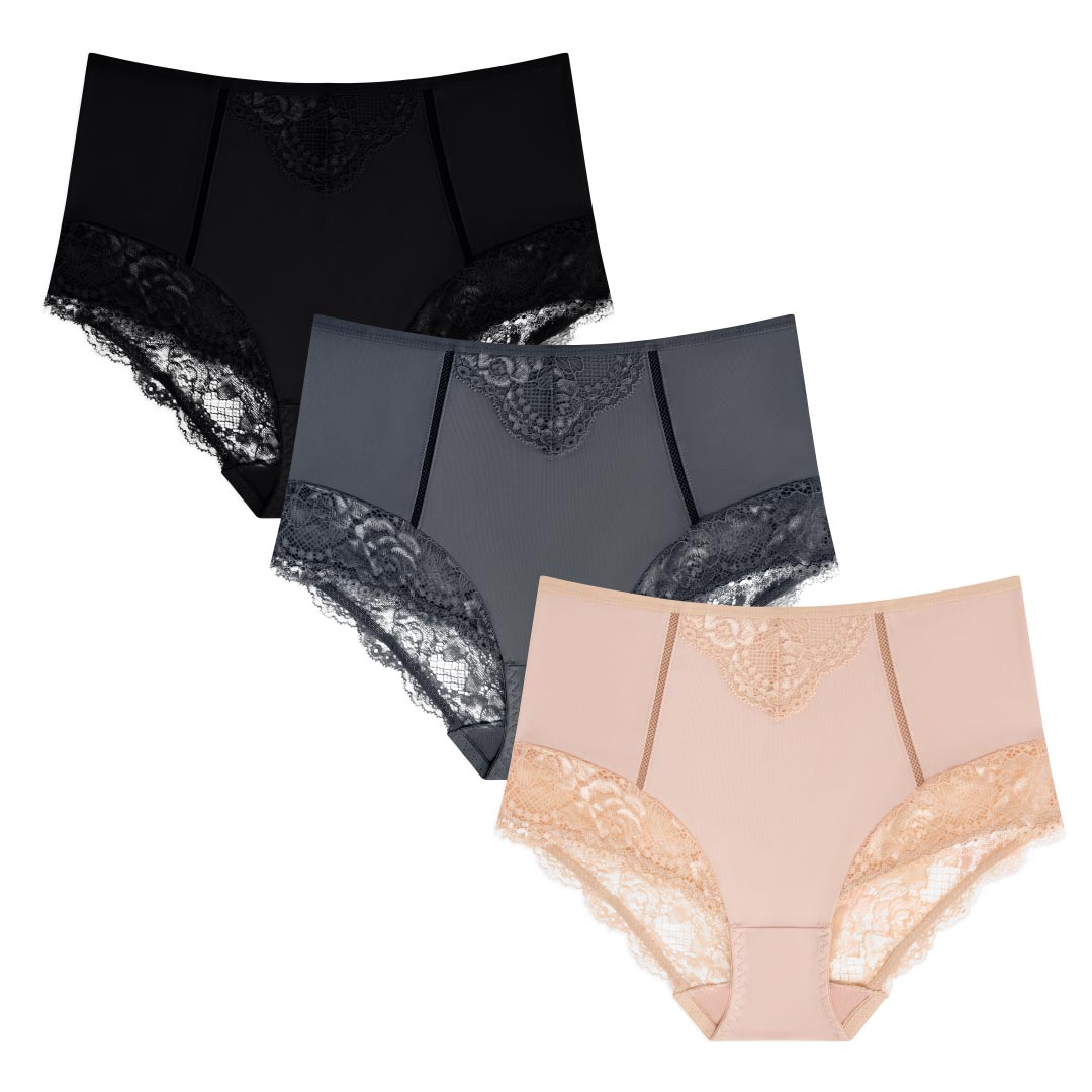 René Rofé 3 Pack Shaping Butterfly Briefs