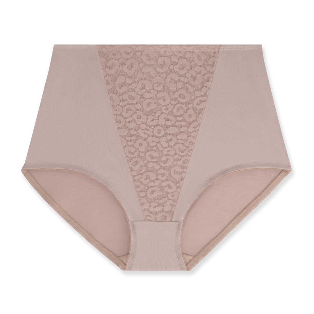 René Rofé 3 Pack Shaping Tri-Lace Briefs in Black, Taupe, Ashen Coral