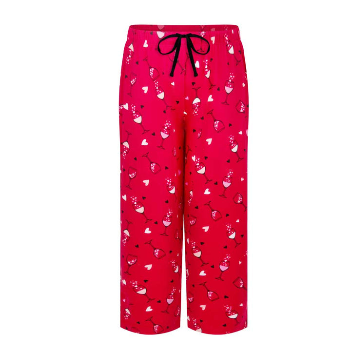 René Rofé Butter Soft Capri Pajama With Matching Socks