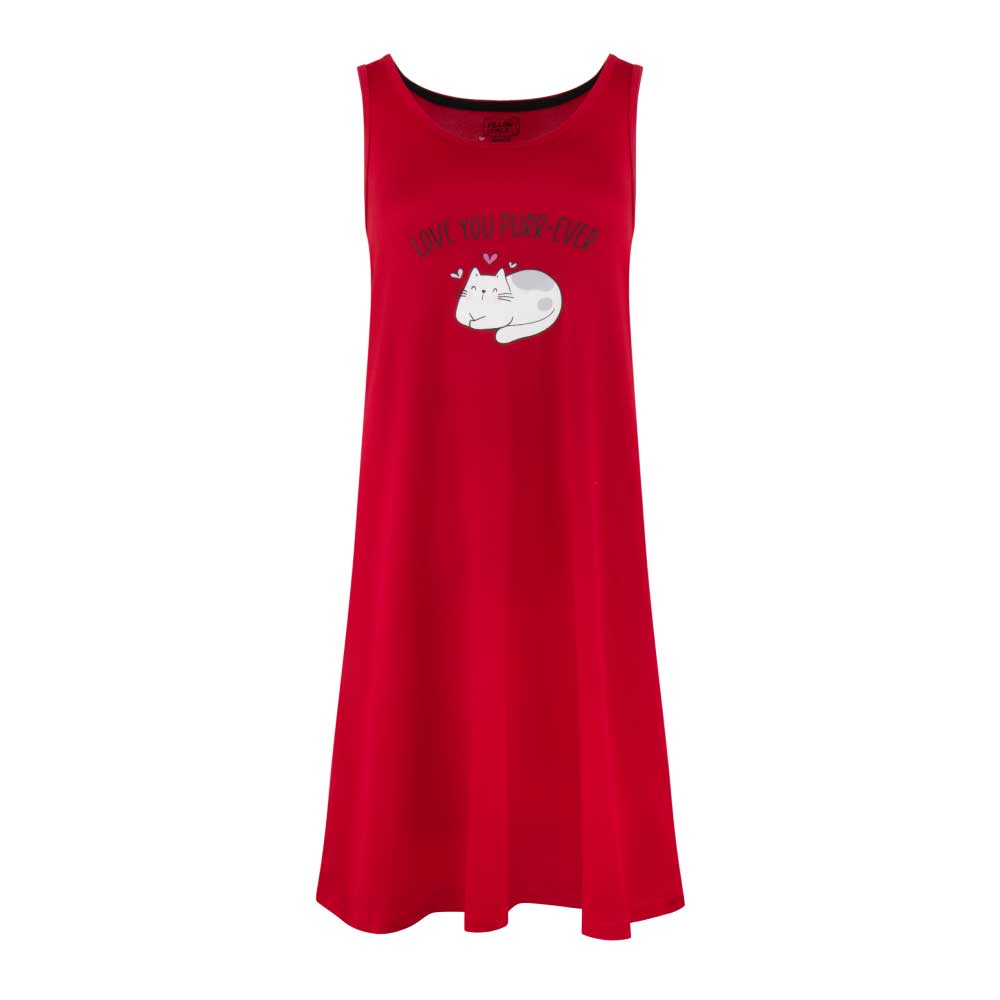 René Rofé Butter Soft Chemise Sleep Gown With Eye Mask
