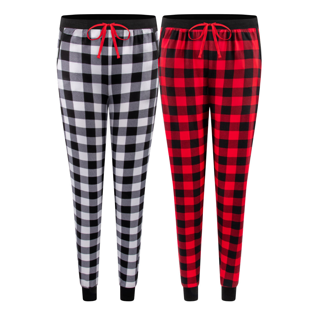 Gray / Red Plaid