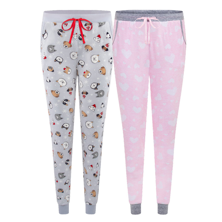 Gray Animals / Pink Hearts