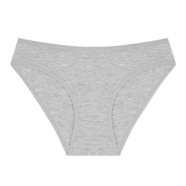 René Rofé Cotton Spandex Bikini in heathered gray