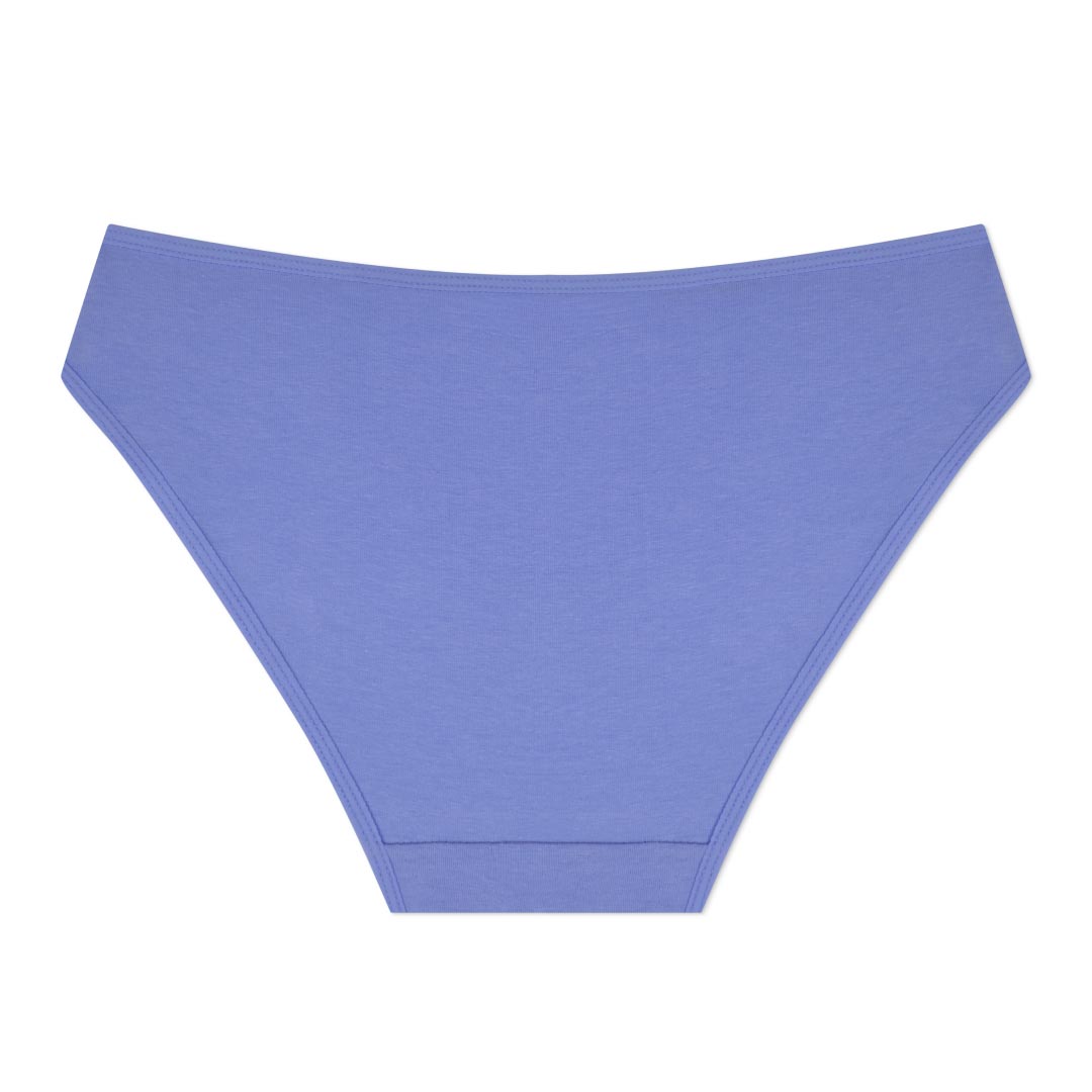 René Rofé Cotton Spandex Bikini in lavender