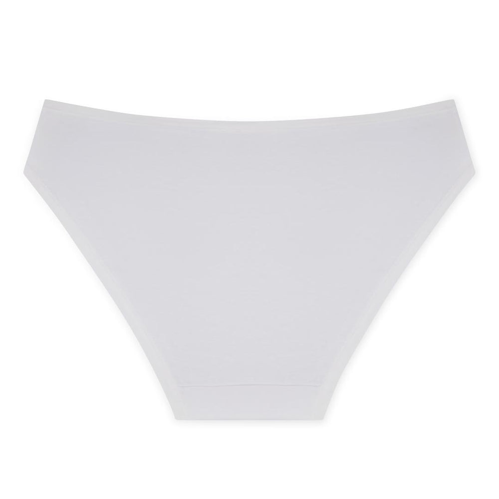 René Rofé Cotton Spandex Bikini In Ashen White