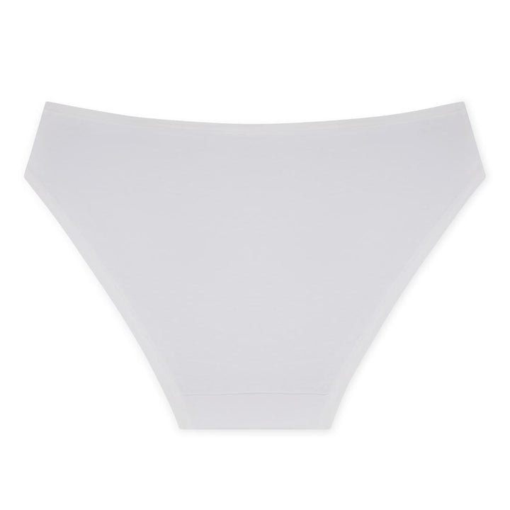 René Rofé Cotton Spandex Bikini In Ashen White