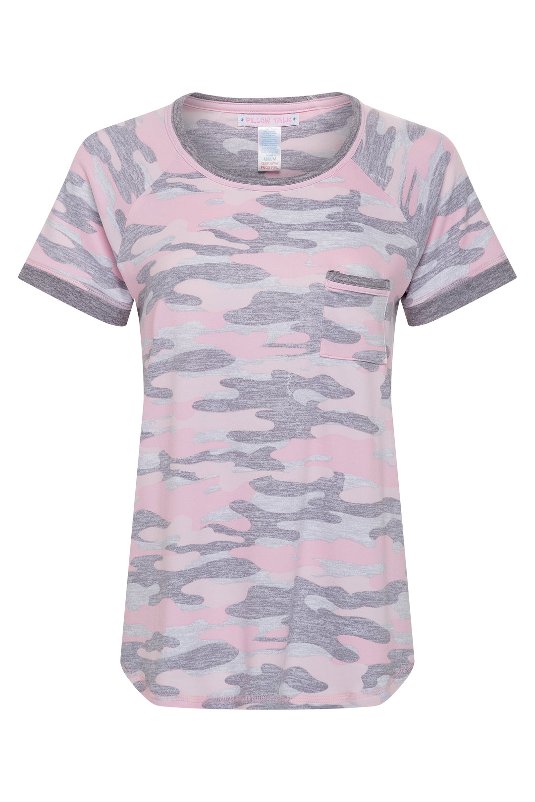 Pink Camo patterned shirt as part of the René Rofé 2 Pack Lightweight Shirt Set in Pink Camo pattern
