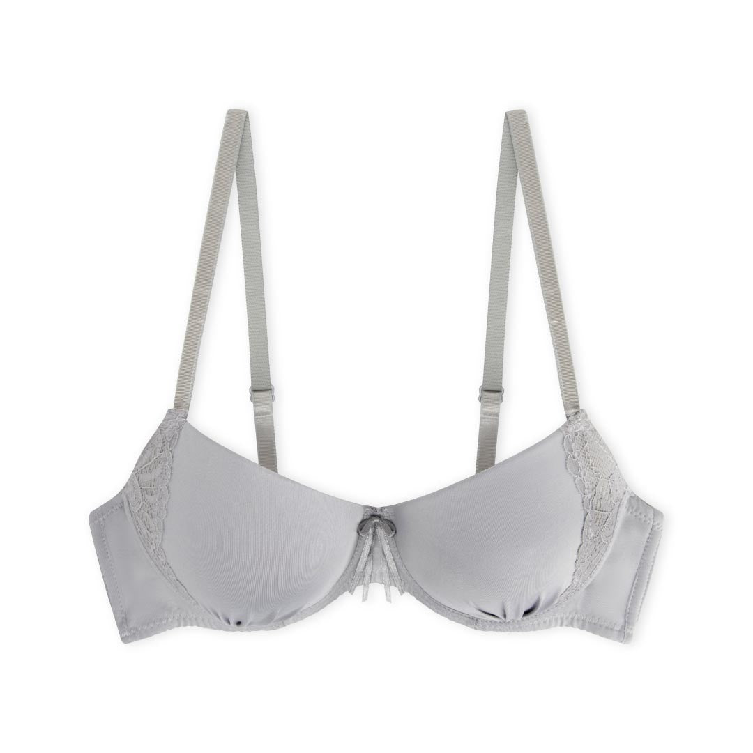 René Rofé Red Carpet Ready Extreme Push Up Bra In Gray