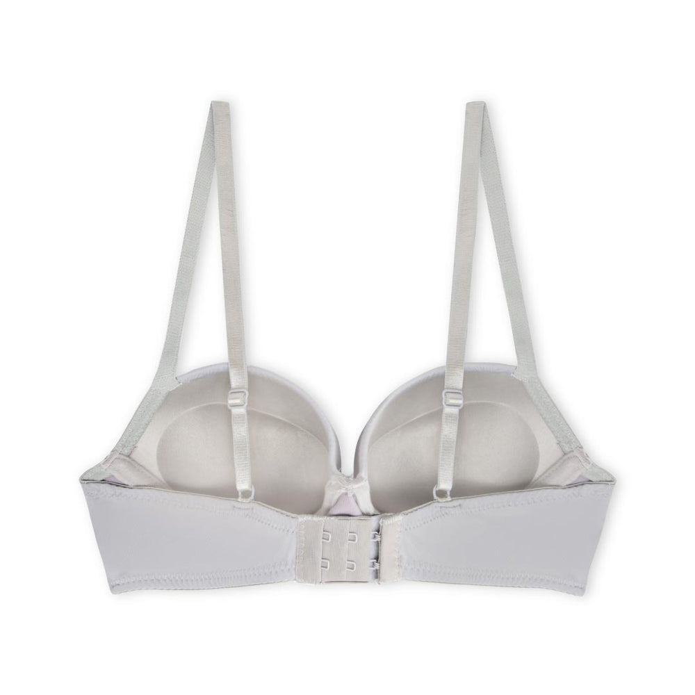 René Rofé Red Carpet Ready Extreme Push Up Bra In Gray