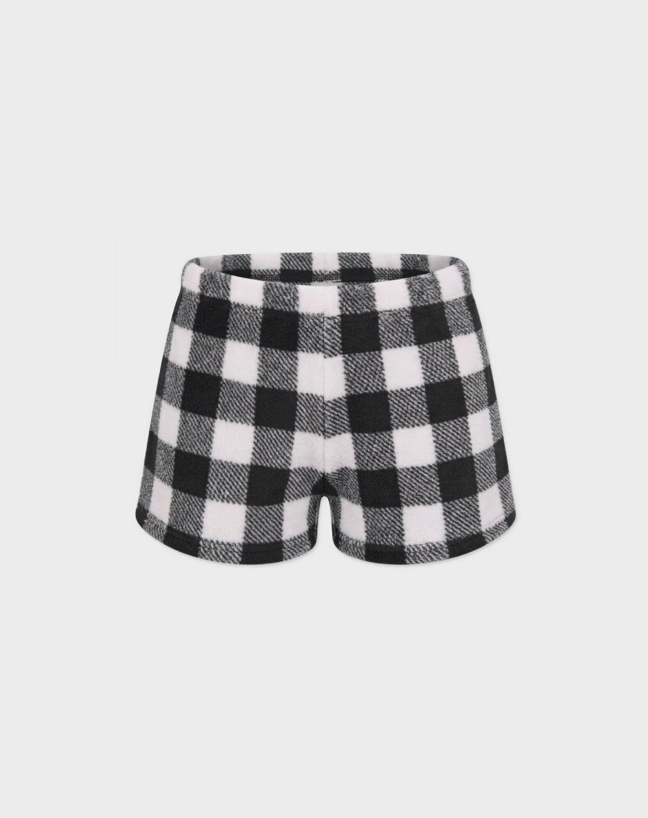 2 Pack Girls Fleece Pajama Shorts