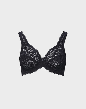 2 Pack Stretch Lace Unpadded Bras