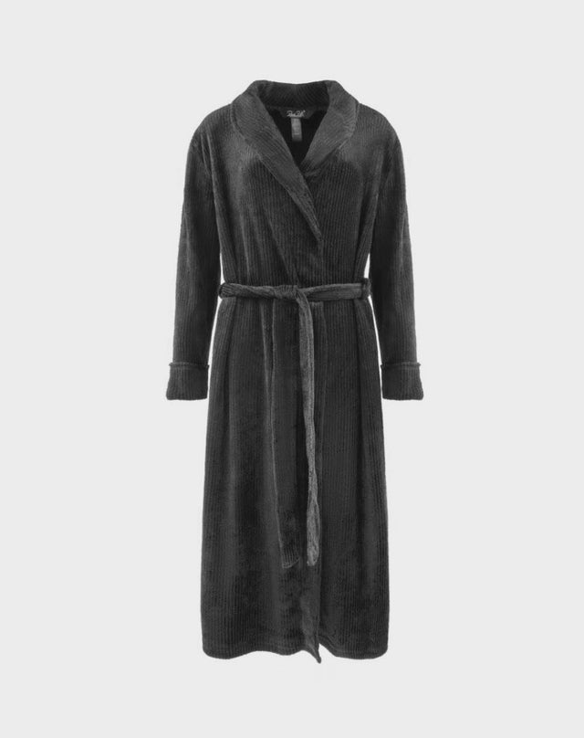 48 Inch Shiny Stripe Plush Robe