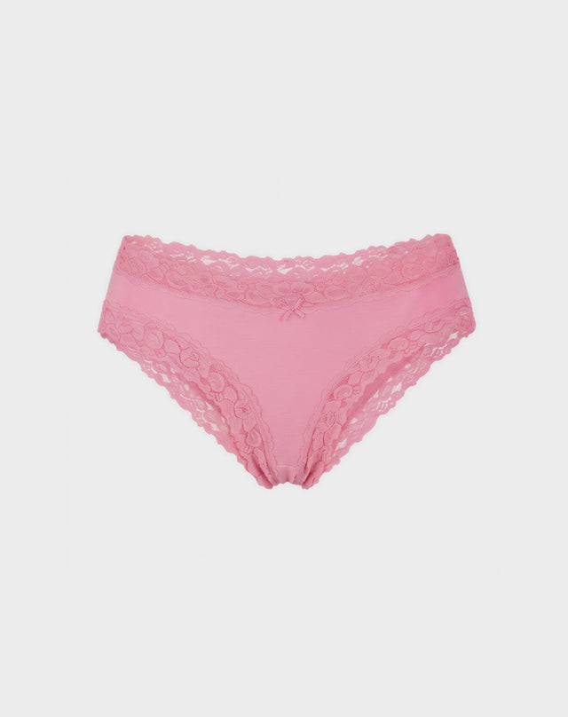 Cotton with Lace Hipster