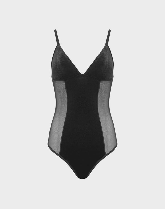 Velvet Unpadded Shapewear Bodysuit