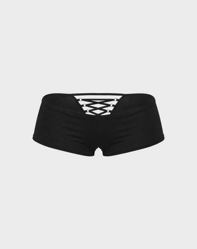 Lace Back Crotchless Panty