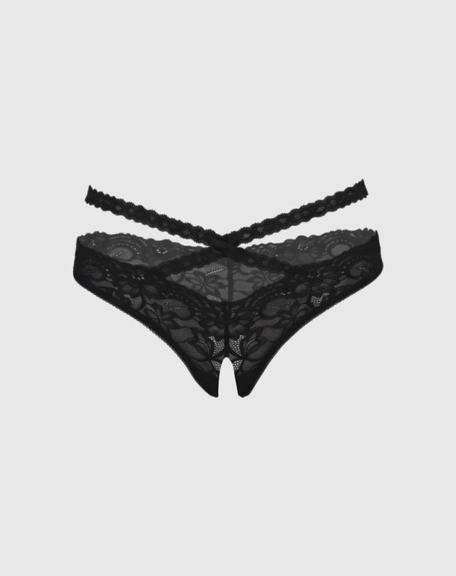 Oh My Lace Crotchless Panty