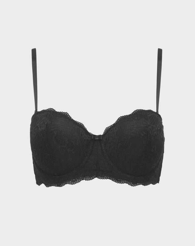 2 Pack Convertible Strapless Lace Light Push Up Bra