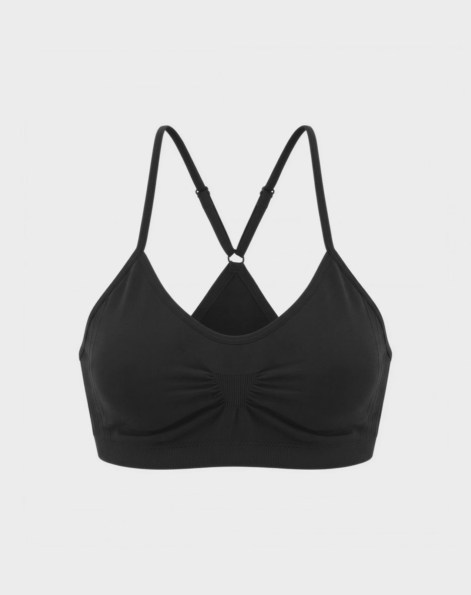 Wireless Sports Bras with Removable Pads - 3 Pack