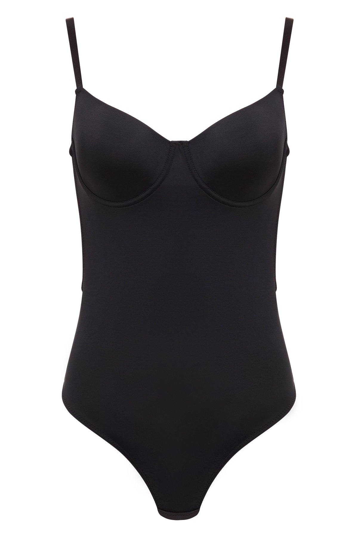René Rofé F I T By Rene Rofe Lingerie Smoothing Low Back Padded Bodysuit