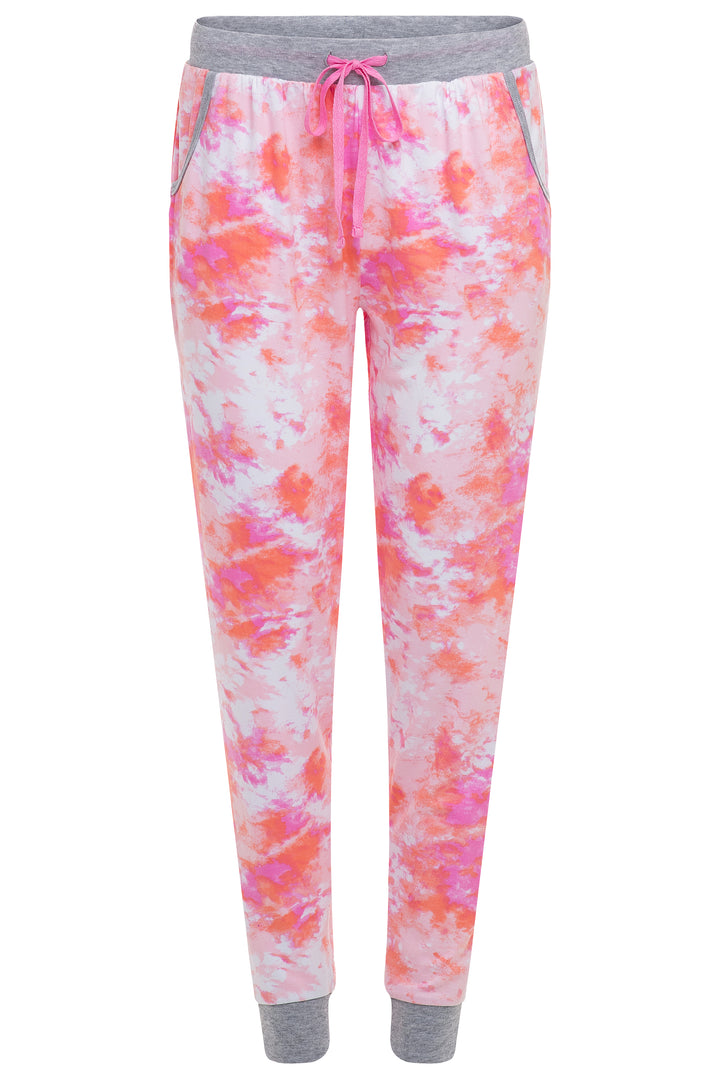 2 Pack Jogger Pants Pink/Tiedye