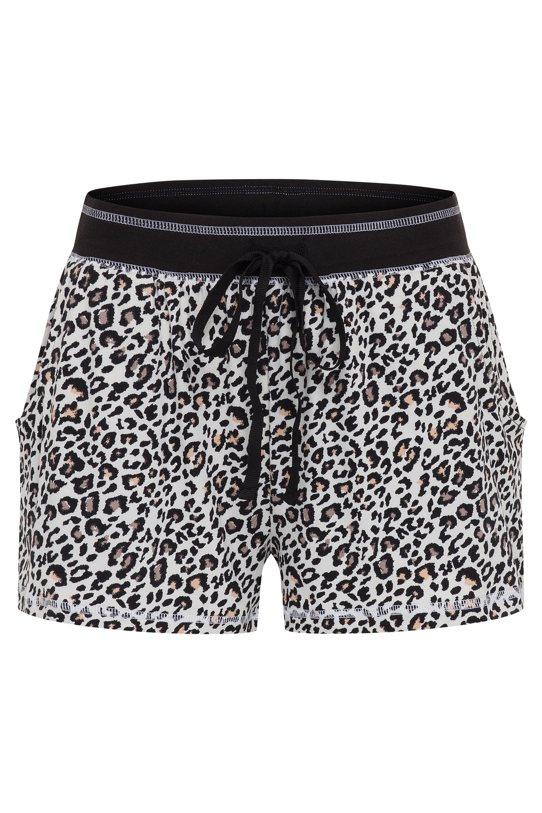 Cheetah patterned shorts as part of the René Rofé 2 Pack Lightweight Short Set