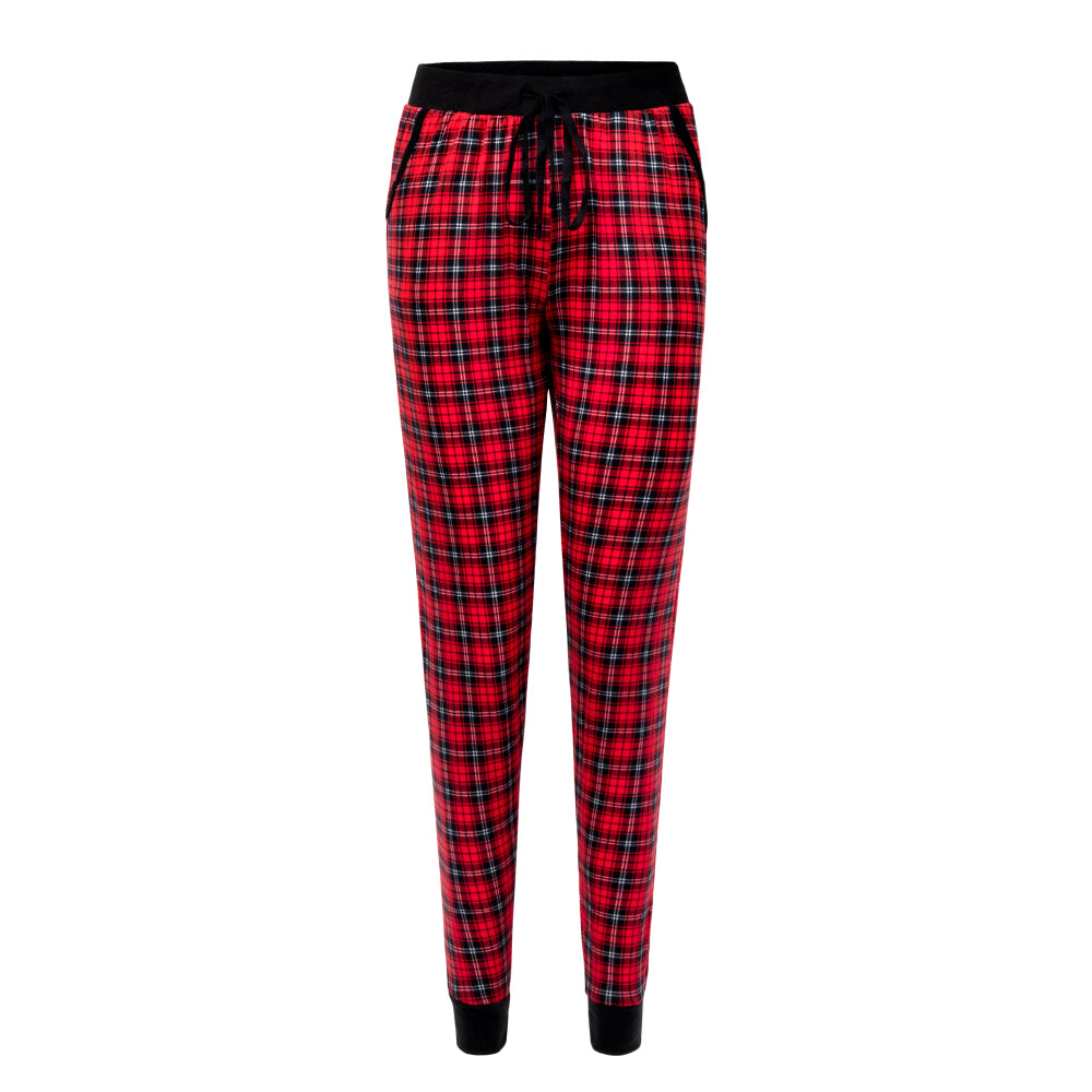 René Rofé 2 Pack Jogger Pants Red Plaid